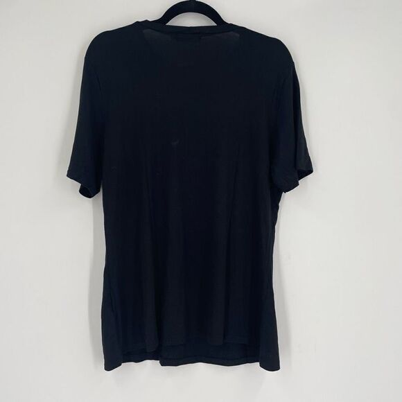 Pretty Little Thing Women's Brooklyn Printed Oversized T-Shirt Black Large NWT - Picture 9 of 9